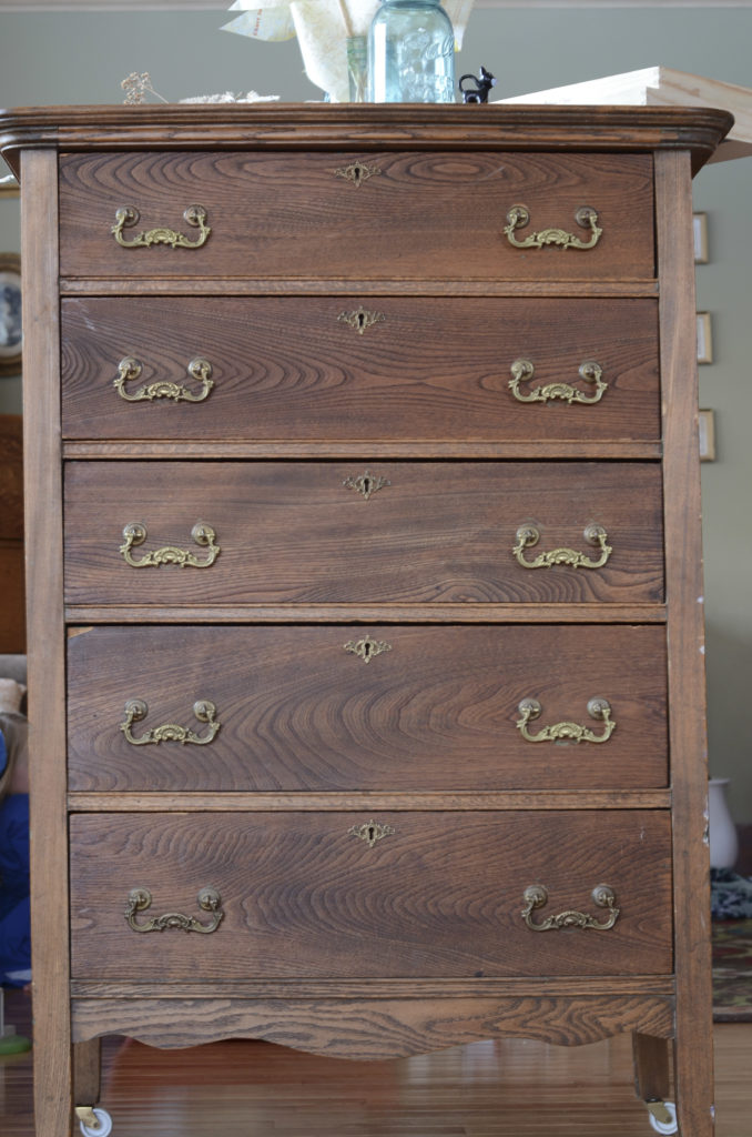 Milk paint, milk paint wash, developing a plan, structural issues, fixing a drawer, original craftsman