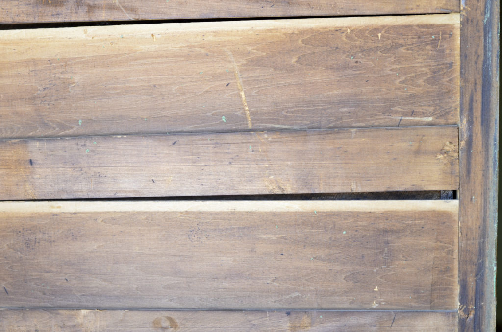 Milk paint, milk paint wash, developing a plan, structural issues, fixing a drawer, original craftsman