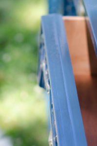 How to use wood filler to create a smooth, glossy painted finish // Bassett dresser