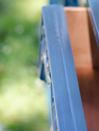 How to use wood filler to create a smooth, glossy painted finish // Bassett dresser